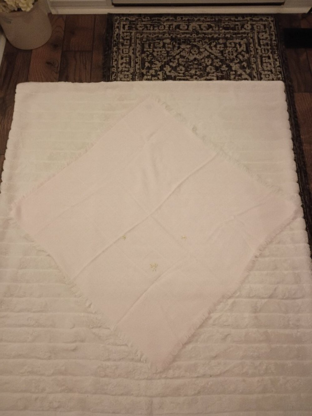 The Three Weavers Vintage Baby Blanket
